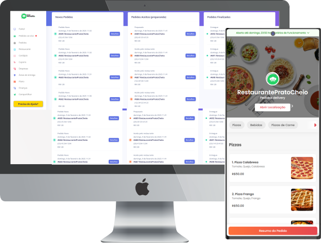 Sistema pronto para operar com sua marca - Licenciamento Whitelabel